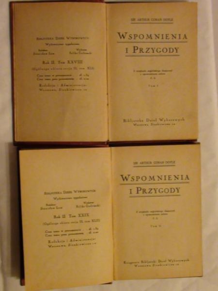 Wspomnienia i przygody Tom I-II ok. 1930 r.