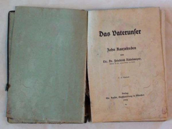Kittelmeyer F. - Das Vater Unser 1918 r.