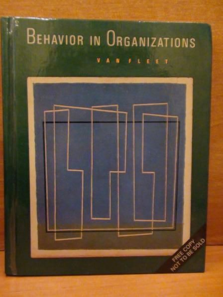 Behavior in organizations