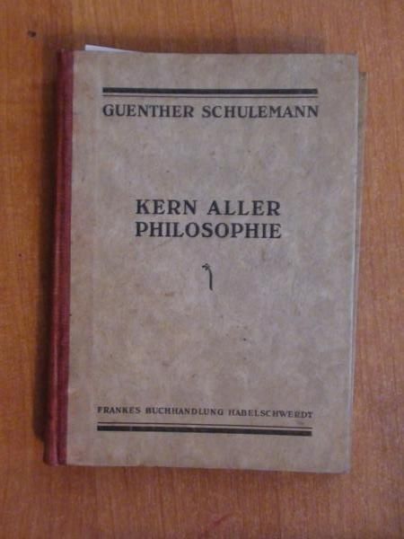 Kern Aller Philosophie wyd.1923
