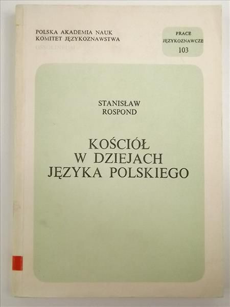 Kościół w dziejach języka polskiego