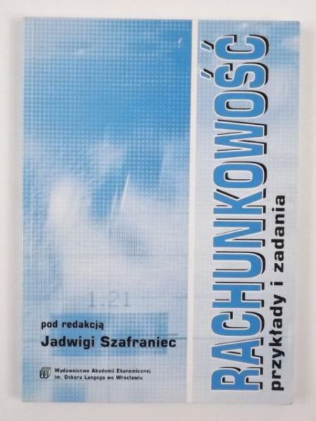 Rachunkowość przykłady i zadania