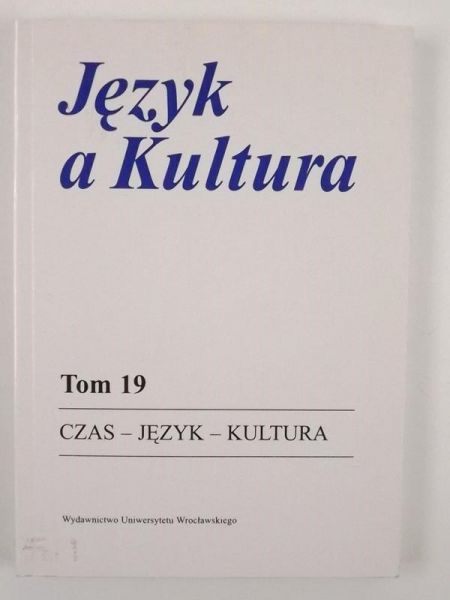 Język a kultura, tom 19