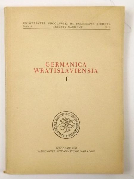 Szyrocki Marian (red.) - Germanica Wratislaviensia