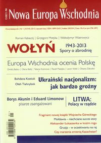Nowa Europa Wschodnia 1/2013. Nowa