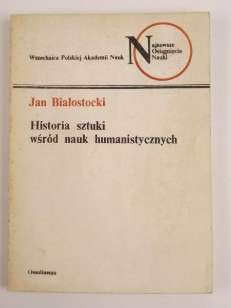 Historia sztuki wśród nauk humanistycznych