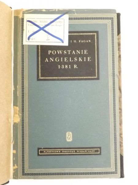 Hilton R. ,   - Powstanie angielskie 1381 r.