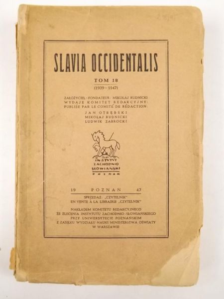 Slavia Occidentalis, t. 18, 1947 r.