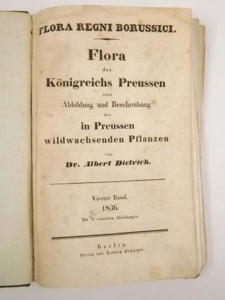 Flora Regni Borussici, 1836 r.