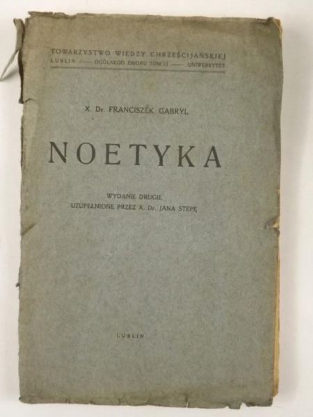 Gabryl Franciszek - Noetyka, ok. 1930 r.