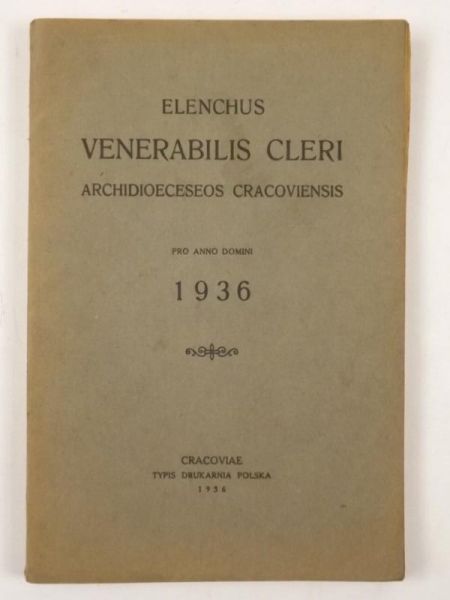 Elenchus venerabilis cleri, 1936 r.