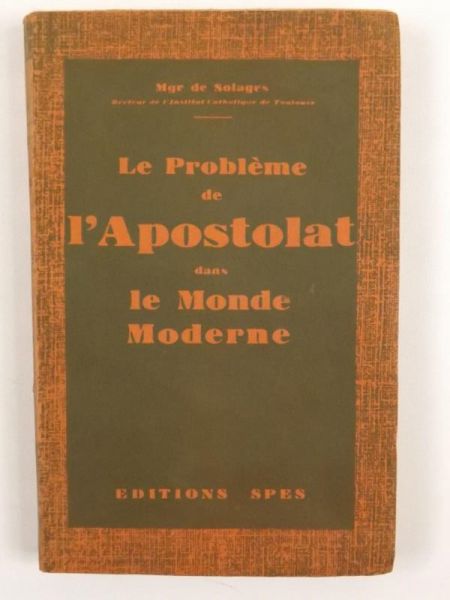 La Probleme de l'Apostolat dans le Monde Moderne