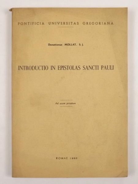 Introductio in Epistolas Sancti Pauli