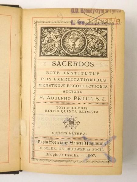 Sacerdos, 1907 r.