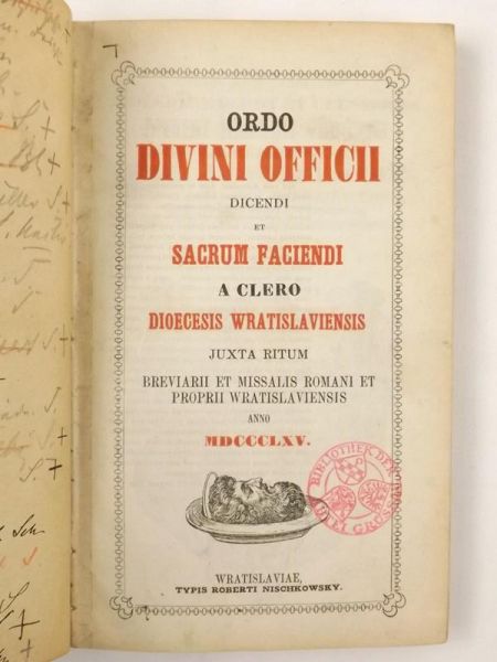 Ordo Divini Officii Discendi, 1865 r.