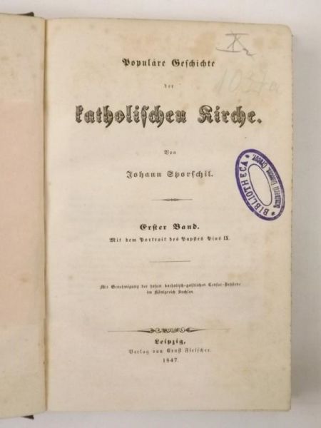 Catholischen Kirche, 1847 r.