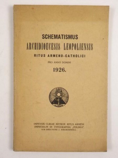 Schematismus Archidioecesis Leopoliensis, 1926 r.