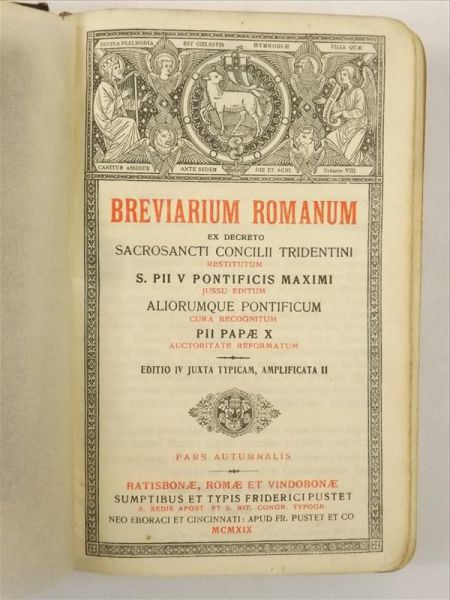 Breviarium Romanum, 1919 r.
