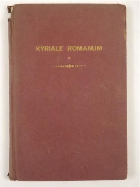 Kyriale Seu Ordinarium Missae, 1931 r.