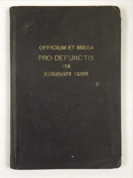 Officium Pro Defunctis, 1919 r.