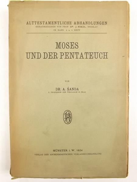 Sanda A. - Moses Und der Pentateuch , 1924 r.