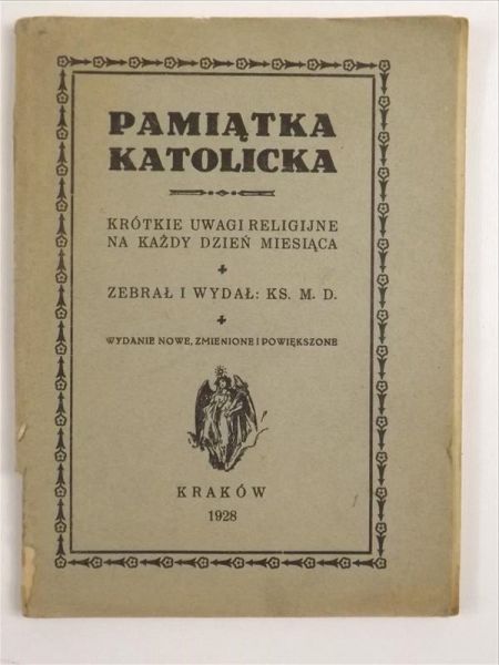 Pamiątka Katolicka, 1928 r.
