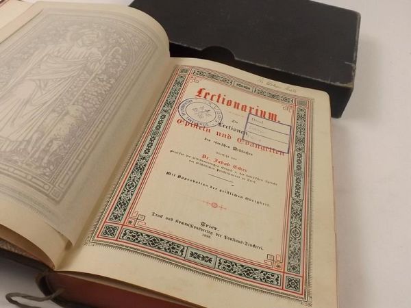 Lectionarium. Die Lectionen Episteln und Evangelien des romischen Mesbuches, 1888 r.
