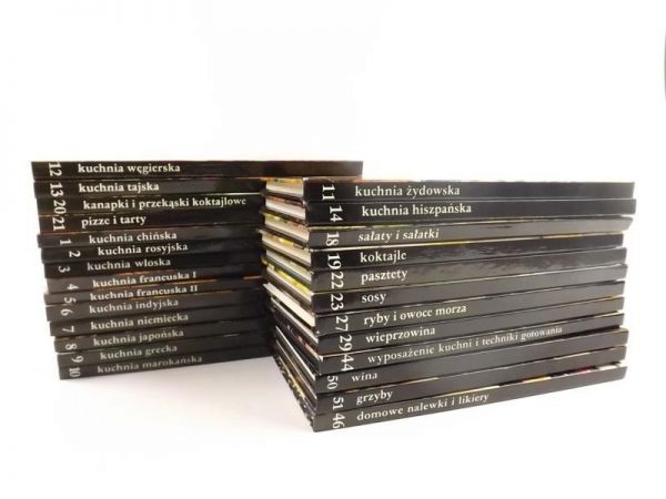 Encyklopedia kulinarna / Encyklopedia sztuki kulinarnej, 26 książek