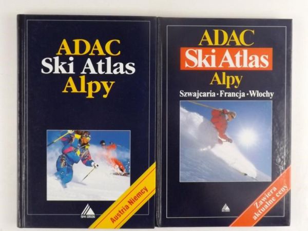 ADAC Ski Atlas Alpy. 2 tomy