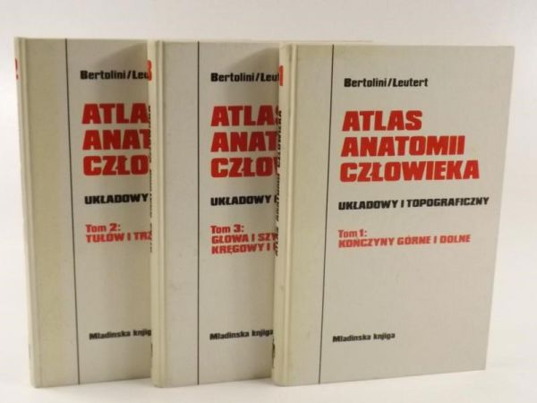 Bertolini Rolf,   - Atlas anatomii człowieka, Tom I - III
