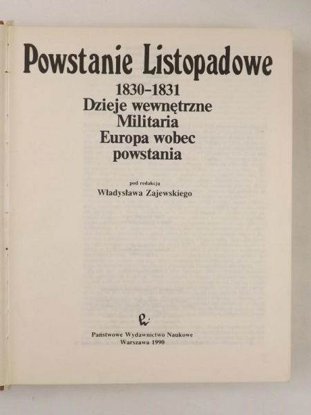 Powstanie Listopadowe 1830 - 1831