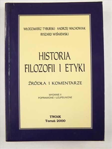 Tyburski W.,   - Historia filozofii i etyki