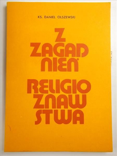Z zagadnień religioznawstwa