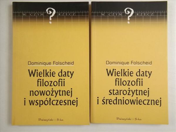 Wielkie daty filozofii nowożytnej i współczesnej I-II t.