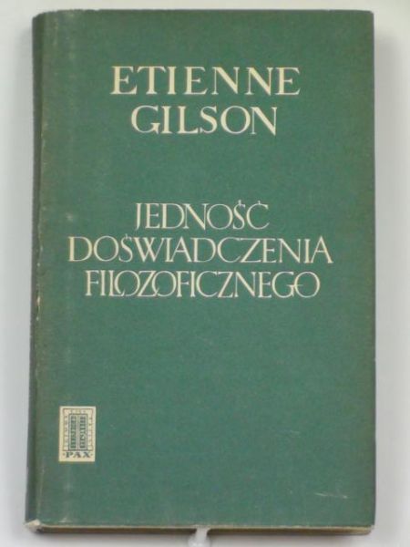 Jedność doświadczenia filozoficznego