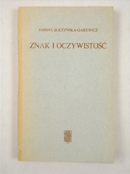 Znak i oczywistość
