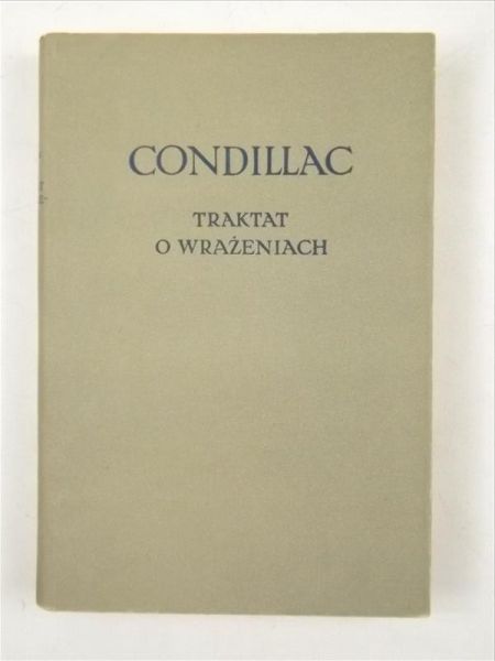 De Condillac Etienne Bonnot - Traktat o wrażeniach, BKF