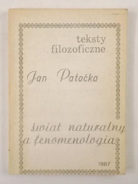 Świat naturalny a fenomenologia