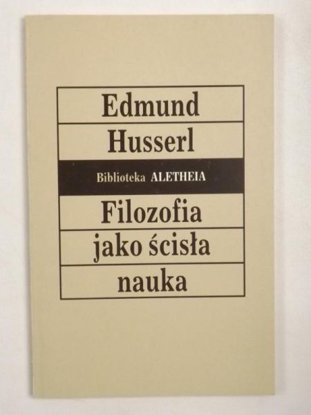 Filozofia jako ścisła nauka