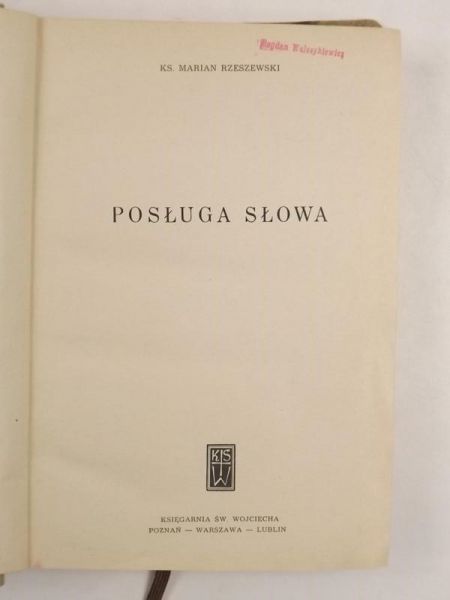 Posługa słowa