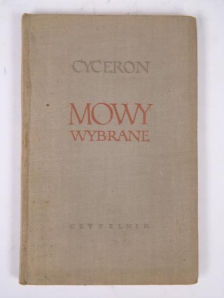 Cyceron - Mowy wybrane