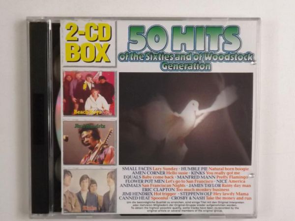 50 Hits of the Sixties and of Woodstock generation, 2 CDs