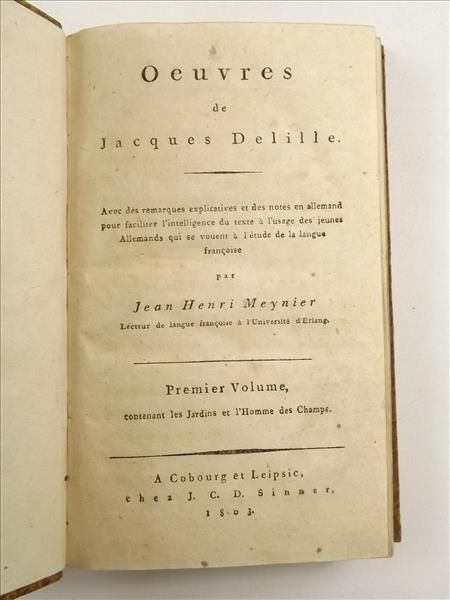Oeuvres, 1803 r.