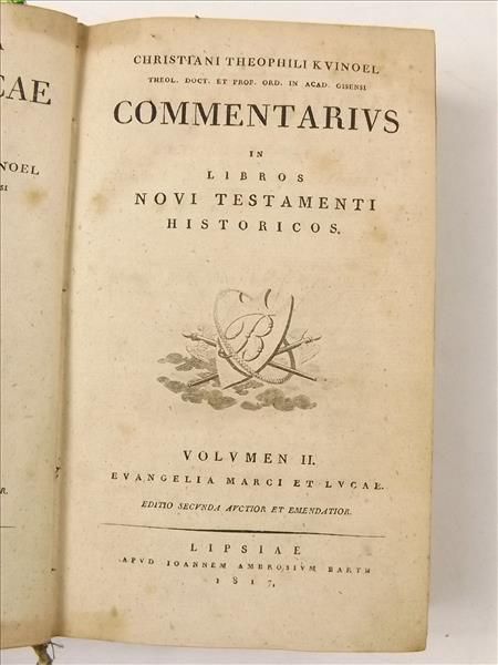 Commentarivs In Libros, 1817 r.