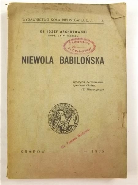 Niewola Babilońska, 1935 r.