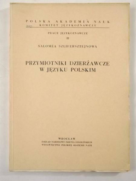 Przymiotniki dzierżawcze w języku polskim