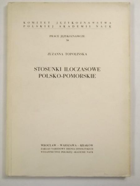 Stosunki iloczasowe polsko-pomorskie