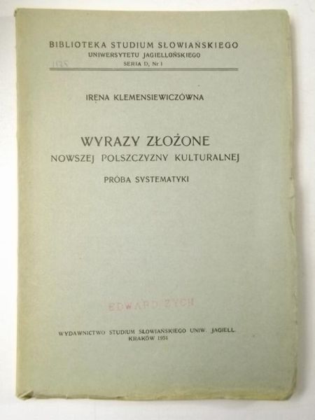 Wyrazy złożone nowszej polszczyzny kulturalnej