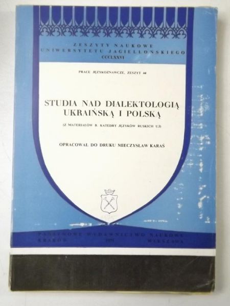 Studia nad dialektologią ukraińską i polską