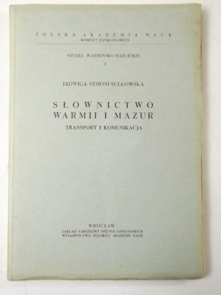 Słownictwo Warmii i Mazur